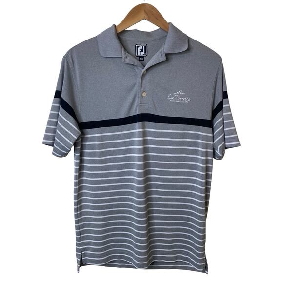 FootJoy Other - FootJoy Mens Medium Athletic Fit Gray Polo Shirt La Torretta Lake Resort & Spa
